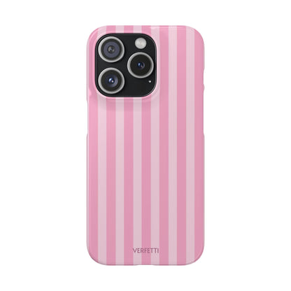 Pink Stripe ‘VERFETTI’ Iphone Case