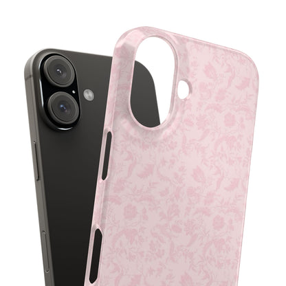 Pink Floral Soft Pattern Iphone Case