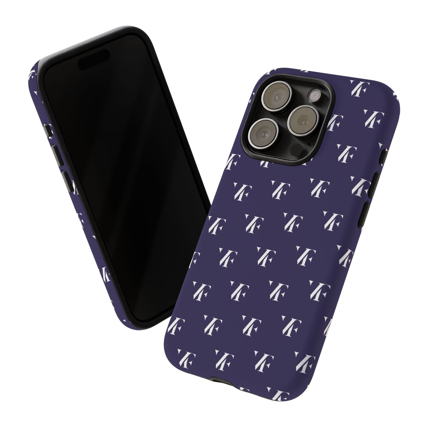 Navy ‘VERFETTI’ Pattern Iphone Case