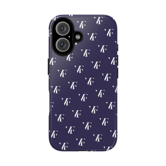 Navy ‘VERFETTI’ Pattern Iphone Case