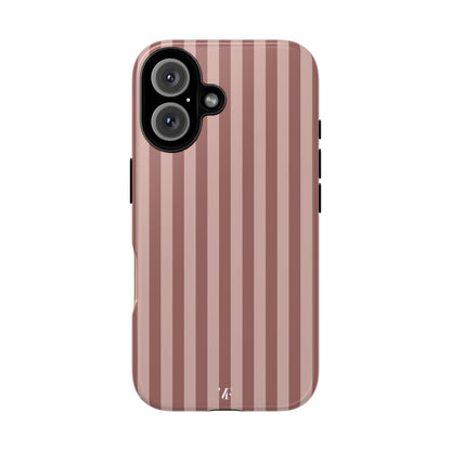 Striped Rose Iphone Case