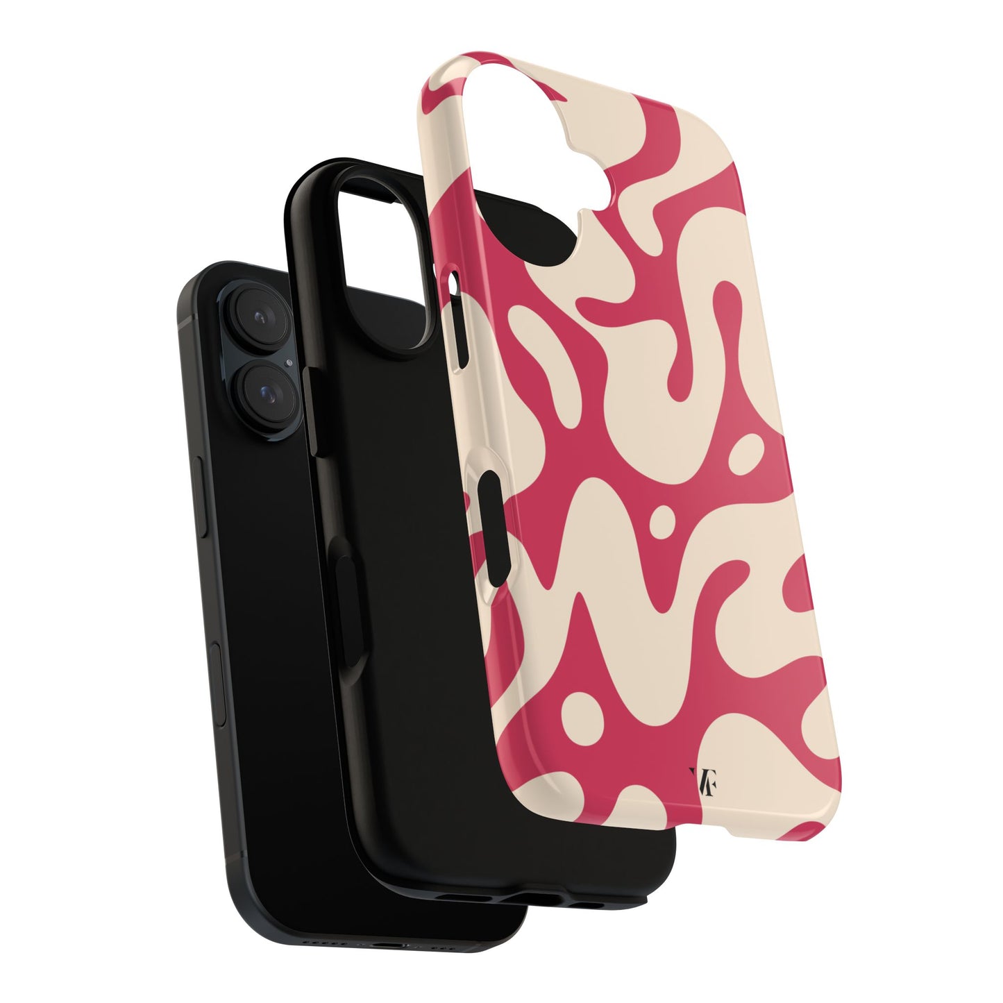 Abstract Pink Camouflage Iphone Case