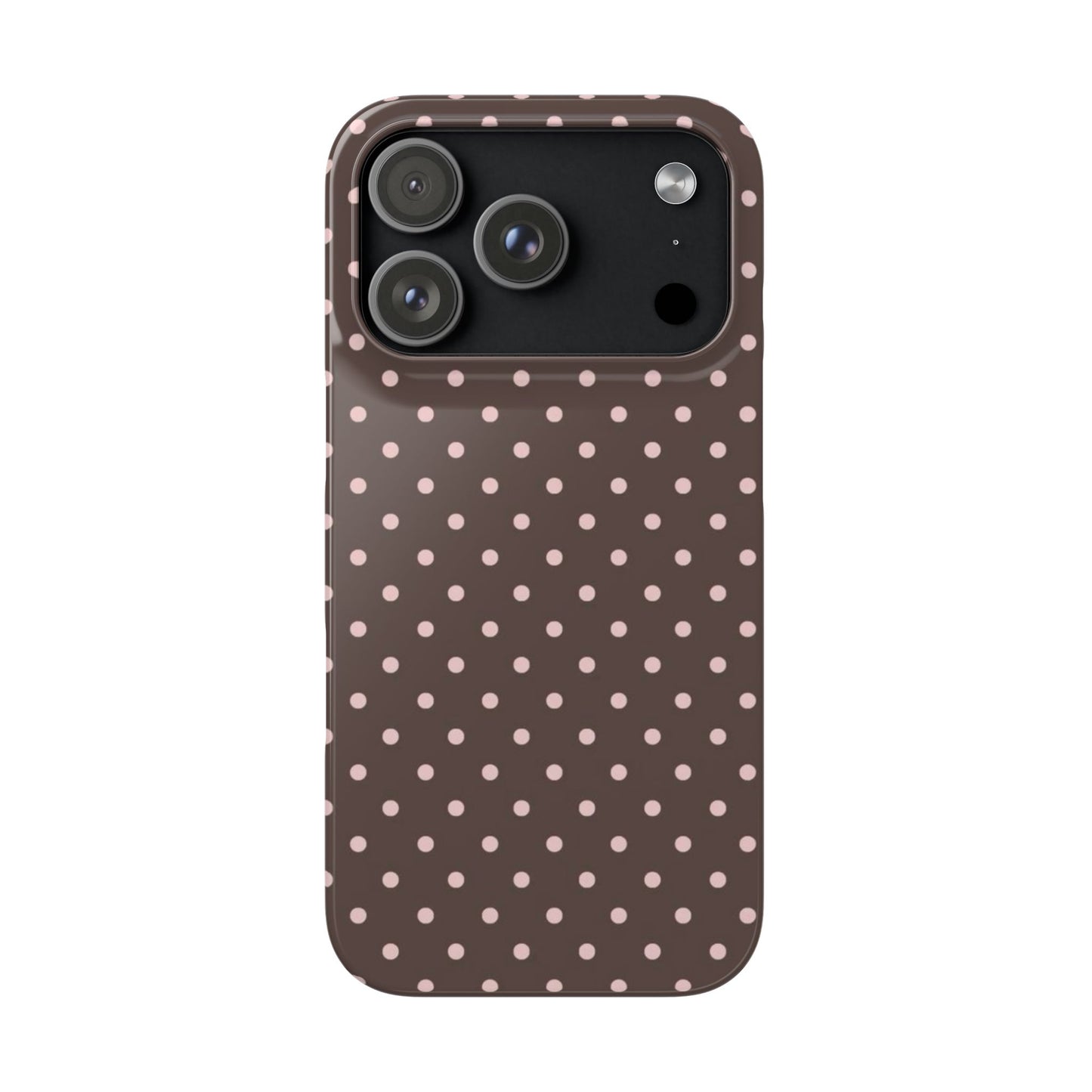 Chocolate Polka Dot Iphone Case