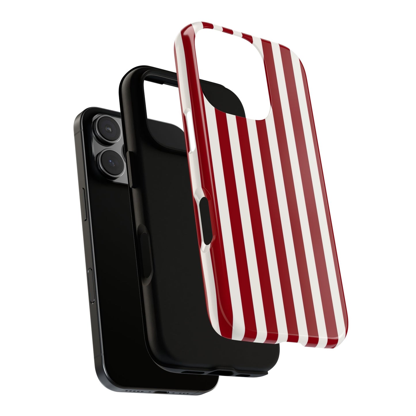 Striped Red Iphone Case
