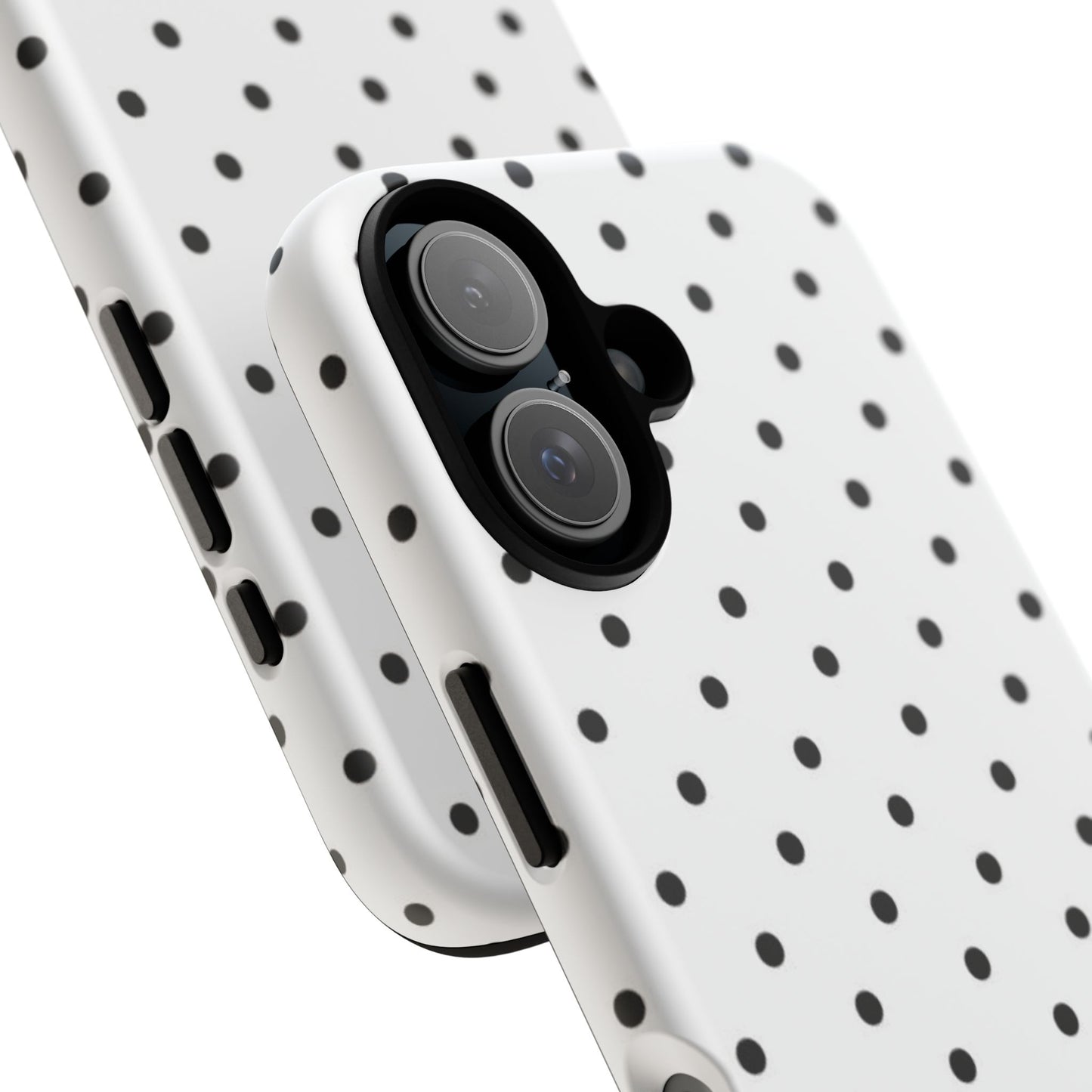 Black and White Polka Dot Iphone case