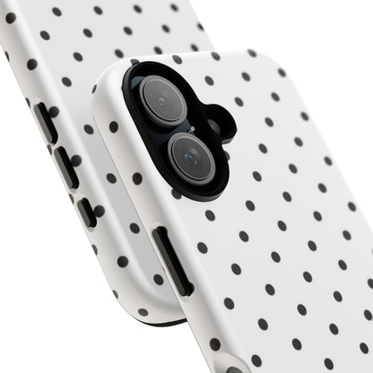 Black and White Polka Dot Iphone case