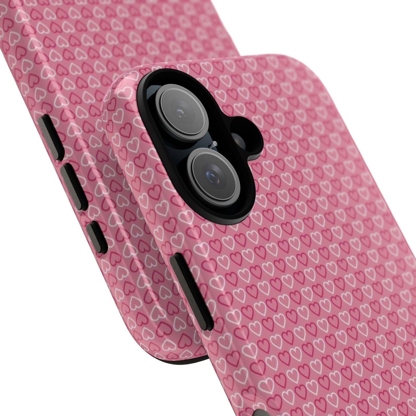 Pink Heart Iphone Case