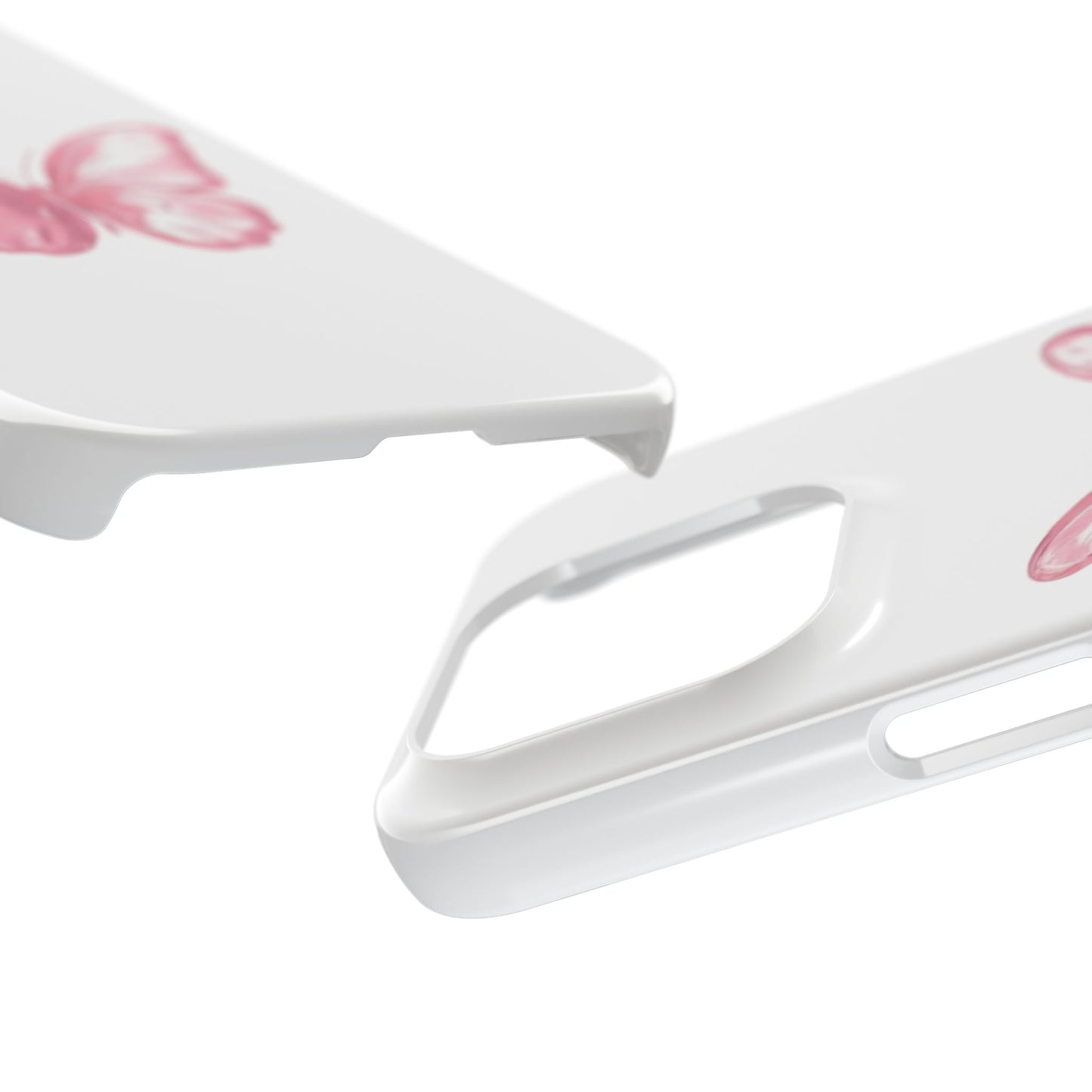 Pink Butterfly Iphone Case