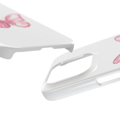 Pink Butterfly Iphone Case