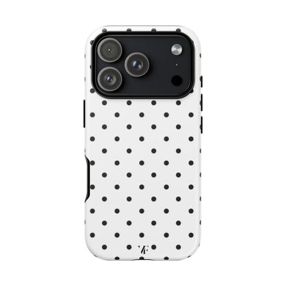 Black and White Polka Dot Iphone case