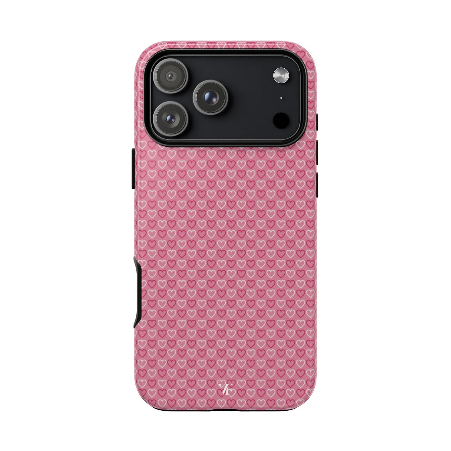 Pink Heart Iphone Case