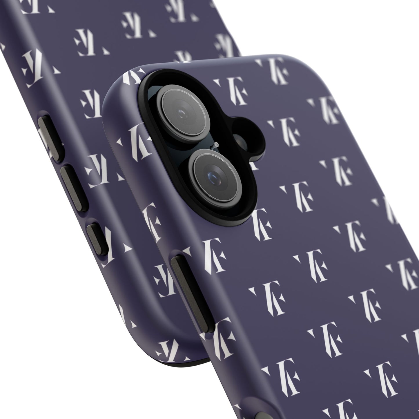 Navy ‘VERFETTI’ Pattern Iphone Case