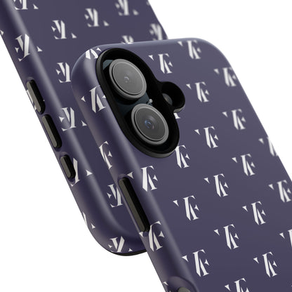 Navy ‘VERFETTI’ Pattern Iphone Case
