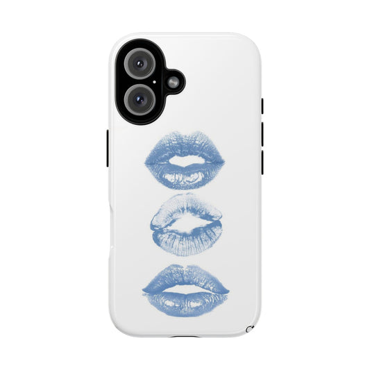 Blue Kiss Lip Iphone Case