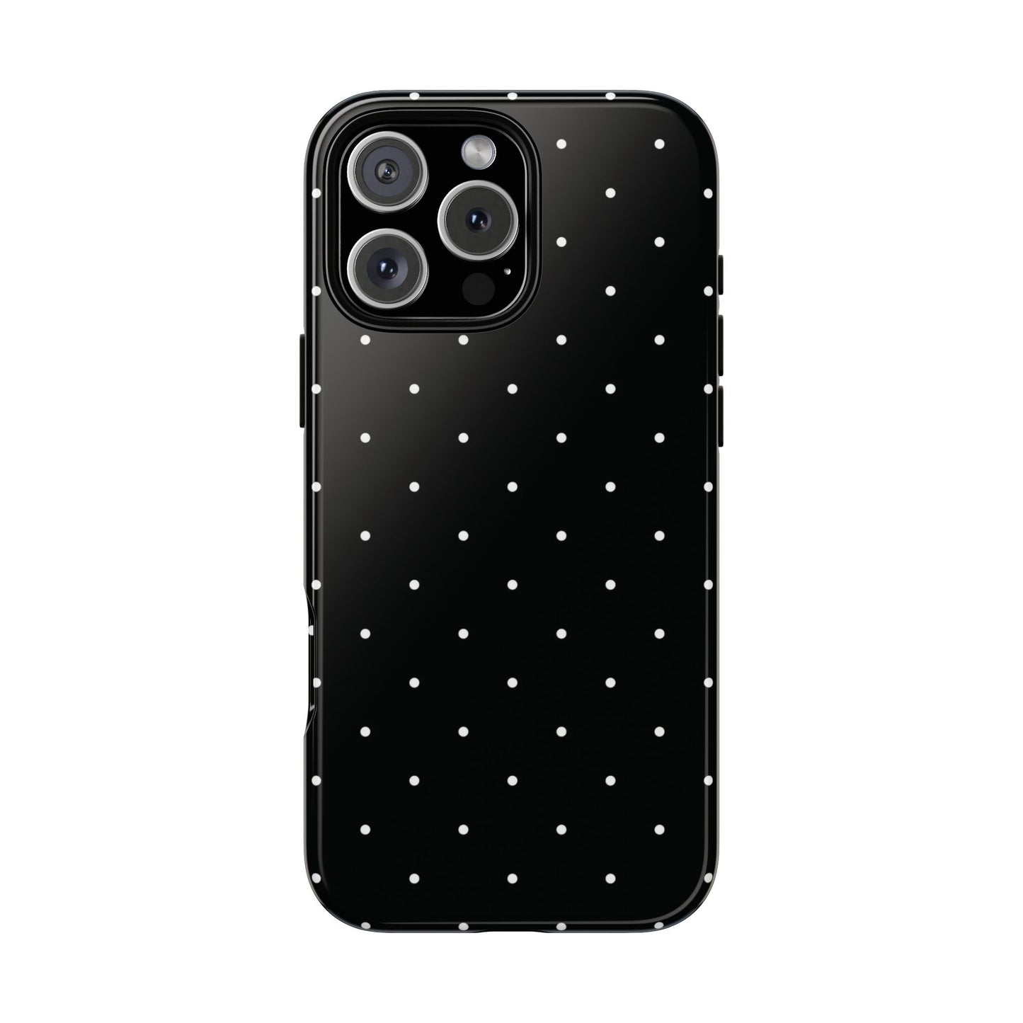Black Polka Dot Iphone Case
