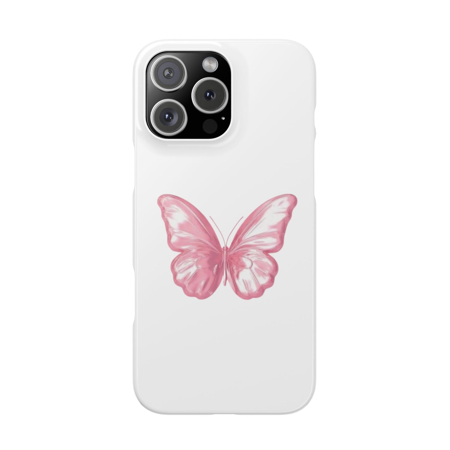 Pink Butterfly Iphone Case