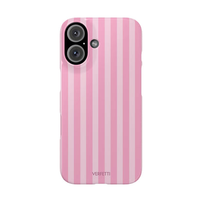 Pink Stripe ‘VERFETTI’ Iphone Case