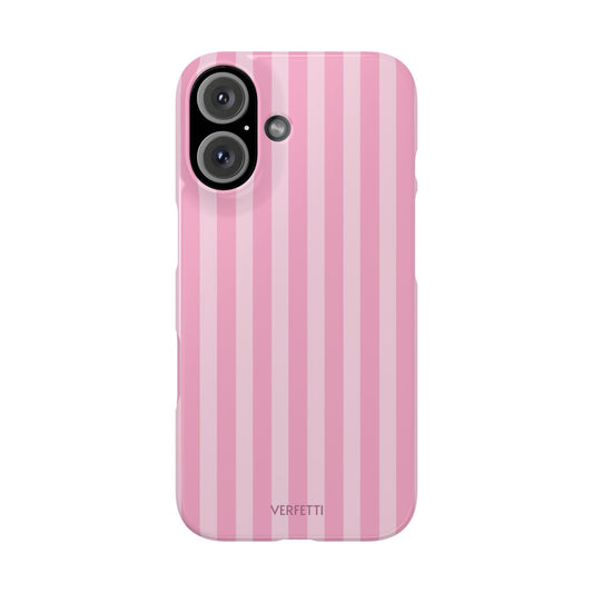 Pink Stripe ‘VERFETTI’ Iphone Case