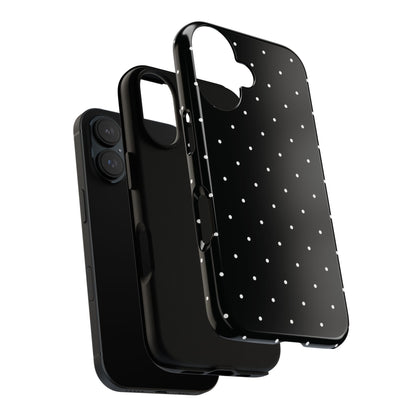 Black Polka Dot Iphone Case