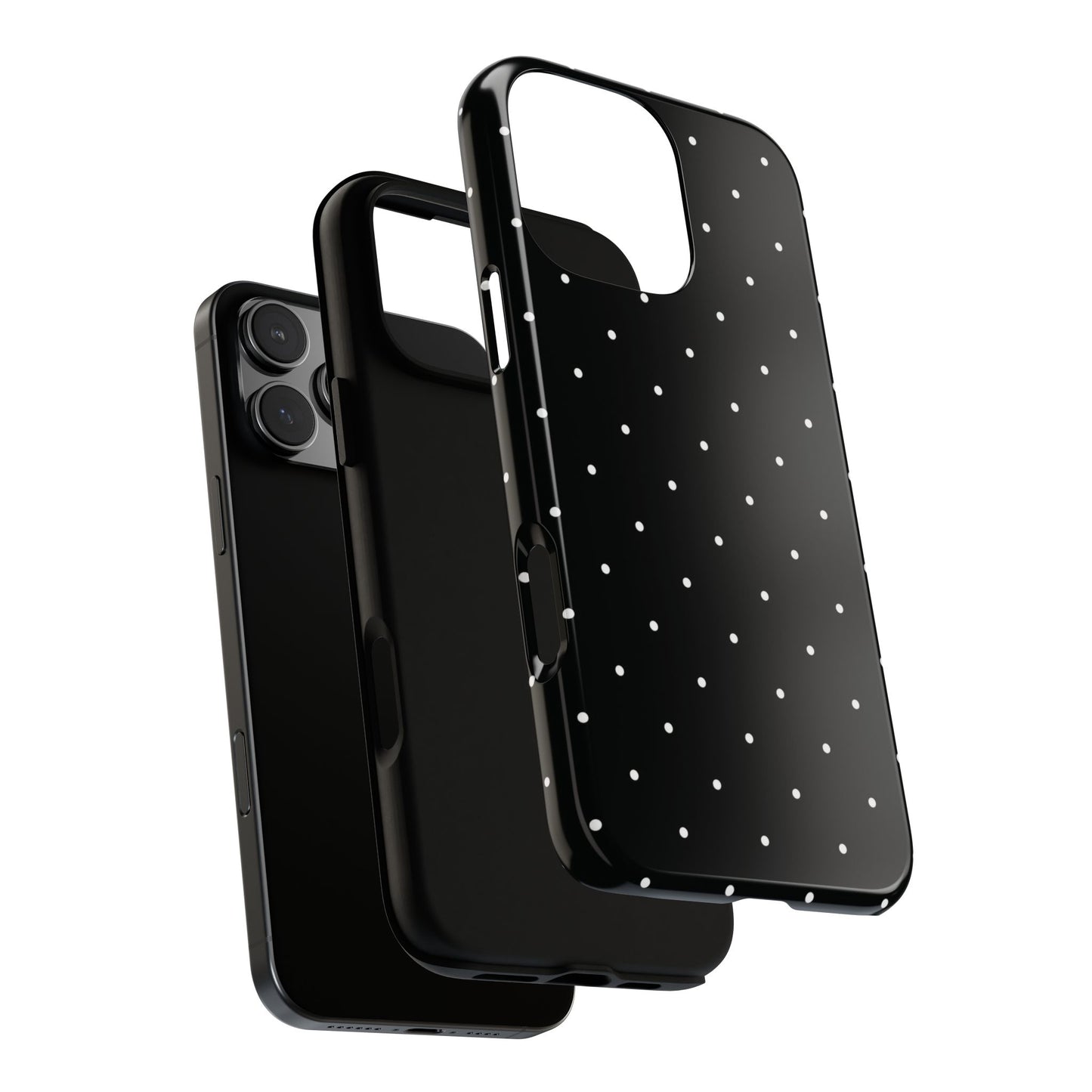 Black Polka Dot Iphone Case