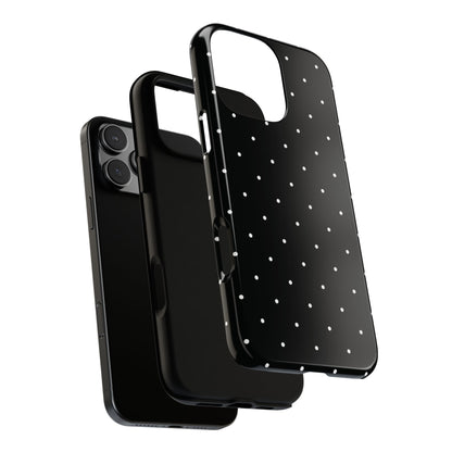 Black Polka Dot Iphone Case