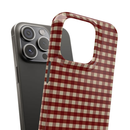 Gingham Plaid Iphone Case