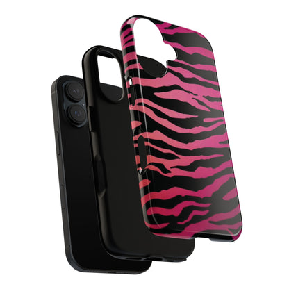 Pink Zebra Pattern Iphone Case