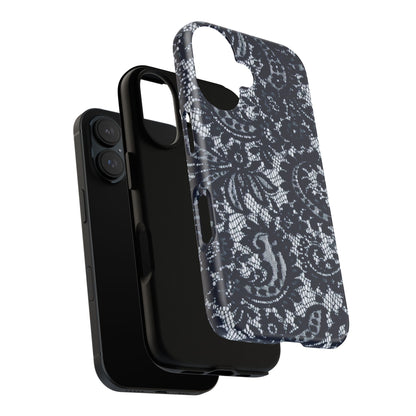 Lace Navy Iphone Case