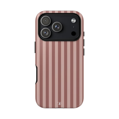 Striped Rose Iphone Case