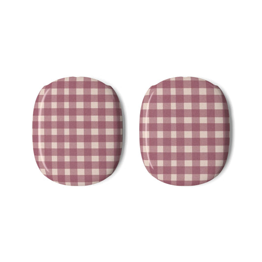 Pink Gingham AirPods Max Case