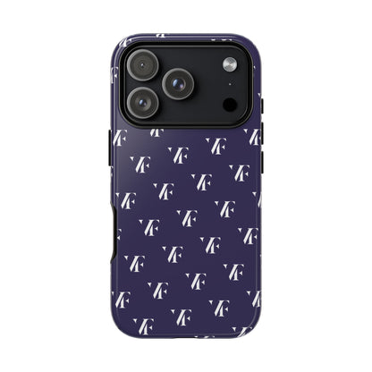 Navy ‘VERFETTI’ Pattern Iphone Case