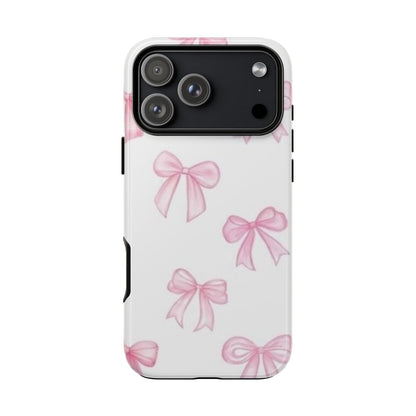 Pink Bow Iphone Case