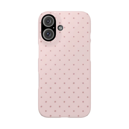 Pink Polka Dot Iphone Case