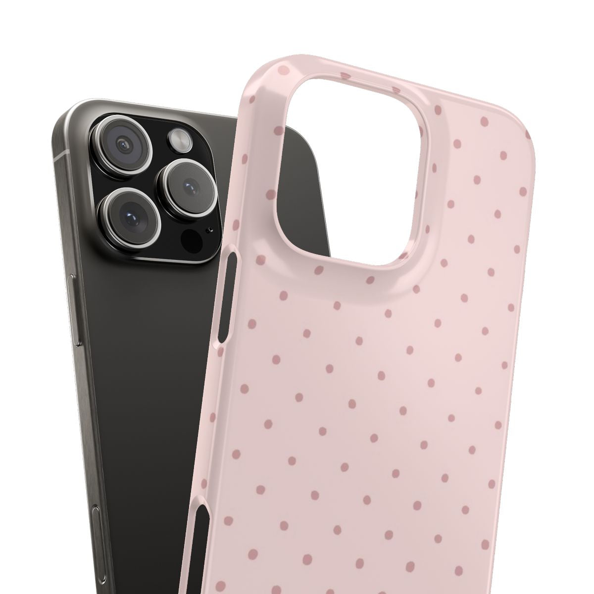 Pink Polka Dot Iphone Case
